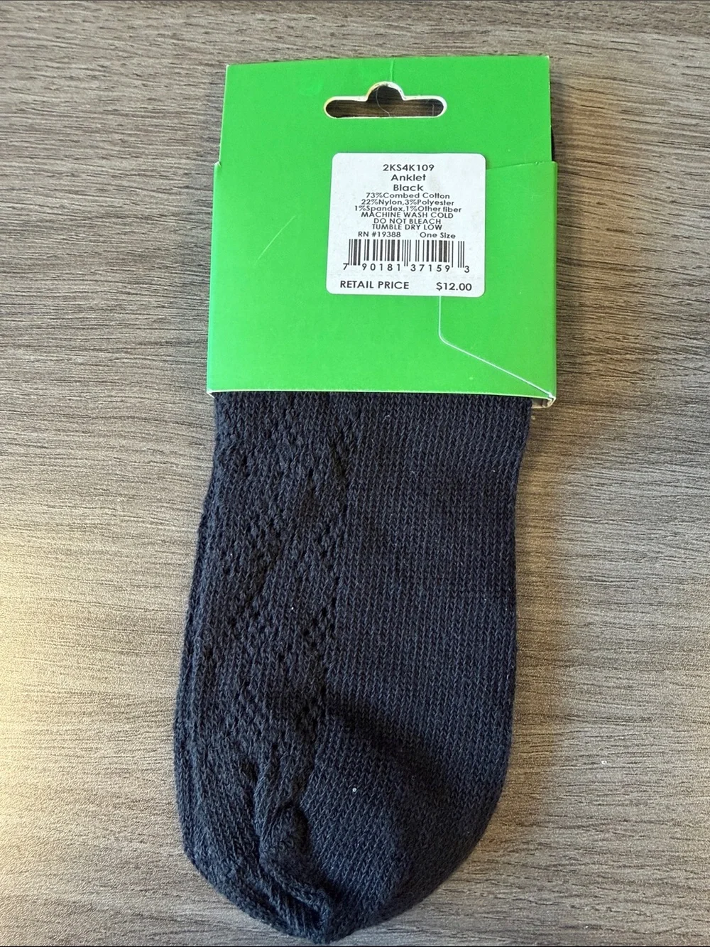 NWT Variety Lot of 5 Pairs Black Trouser Socks